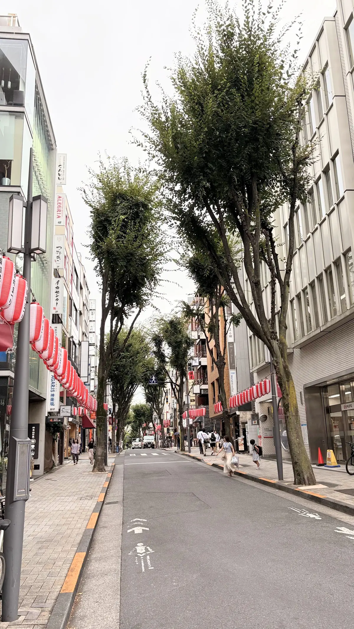 神楽坂　商店街　神楽坂商店街