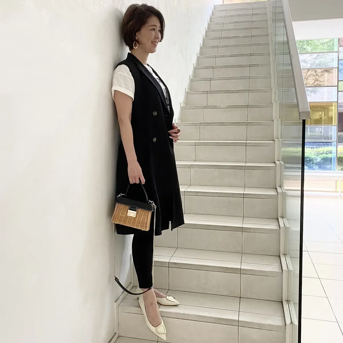 おしゃれ見え確実なジレコーデの画像_1