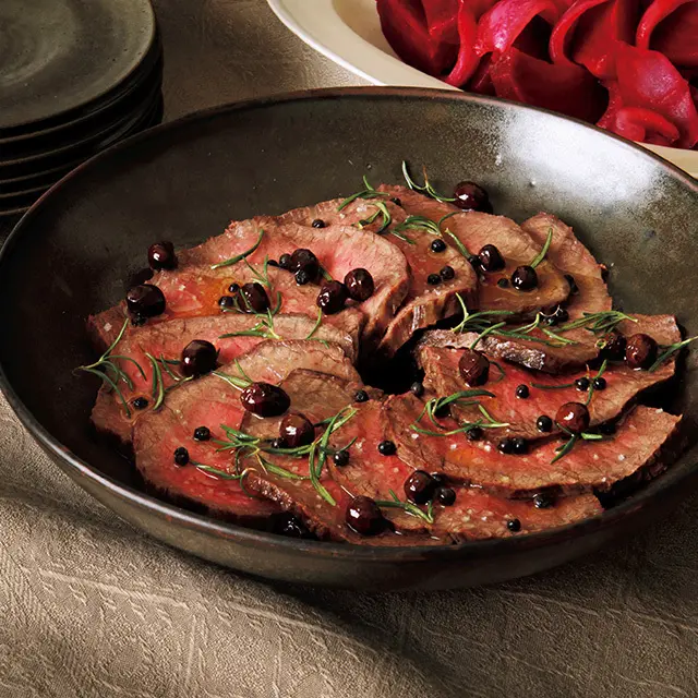 有元葉子レシピ　イタリア風ローストビーフ