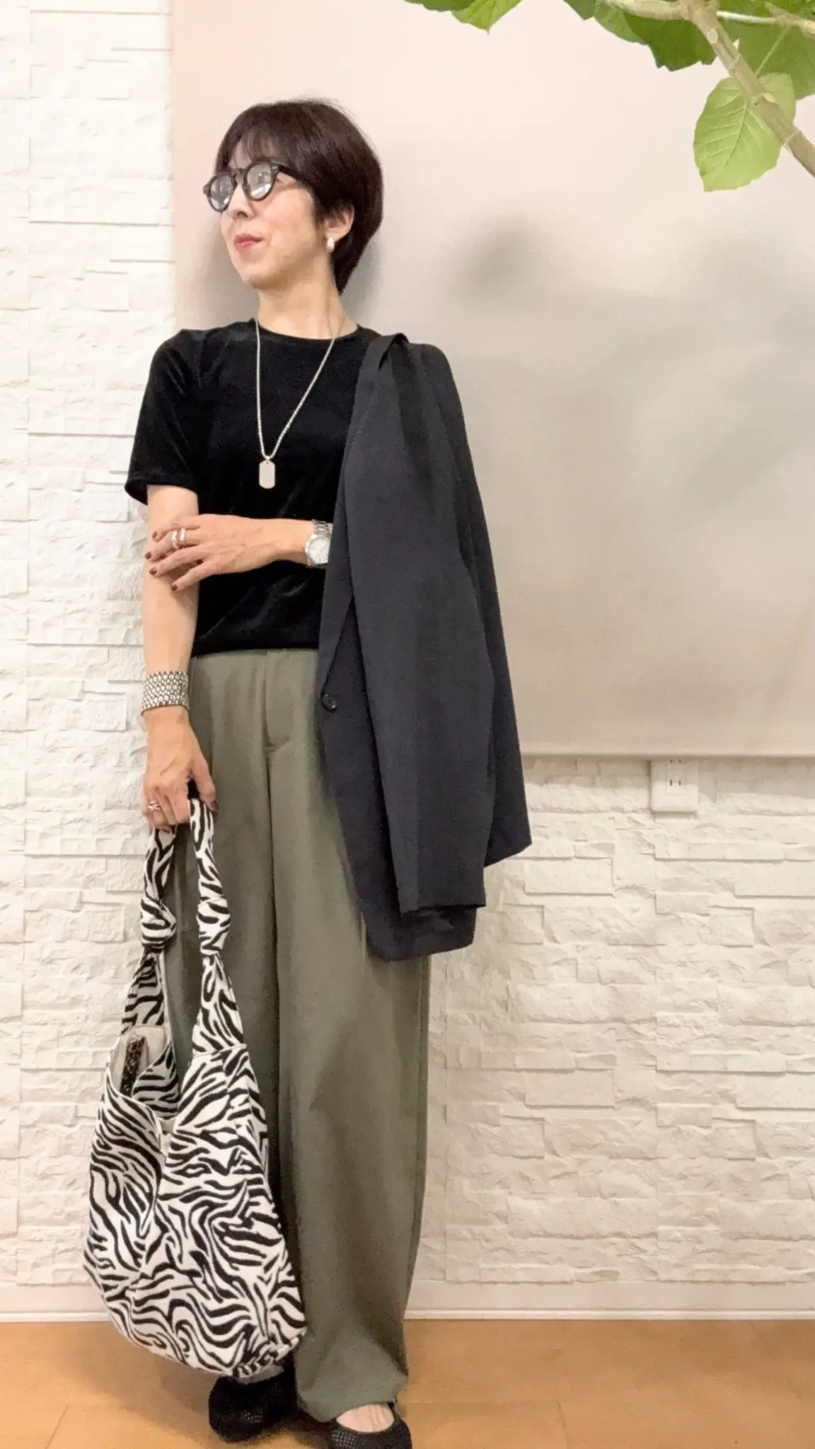 ハンサムコーデ　アラフィフファション　プチプラコーデ　プチプラファション　50代