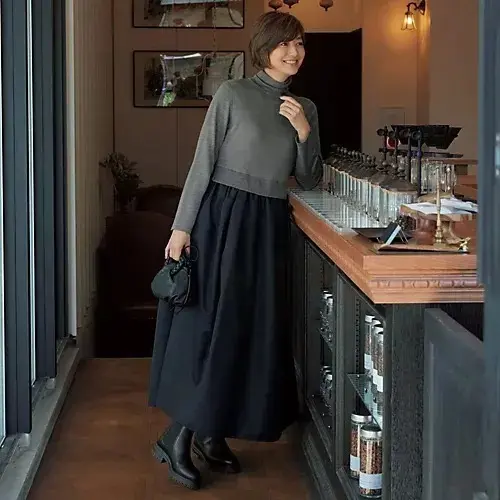 【50代 ワンピース】秋ワンピースで大人の「素敵」を格上げ 20選