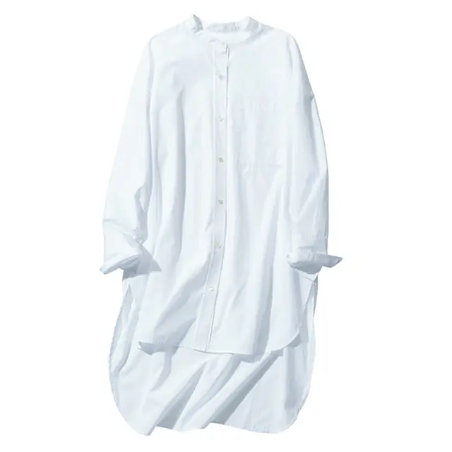 N.O.R.C スタンドカラーシャツ