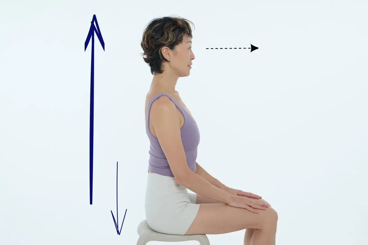 OurAge×Webエクラ 正しい座り方