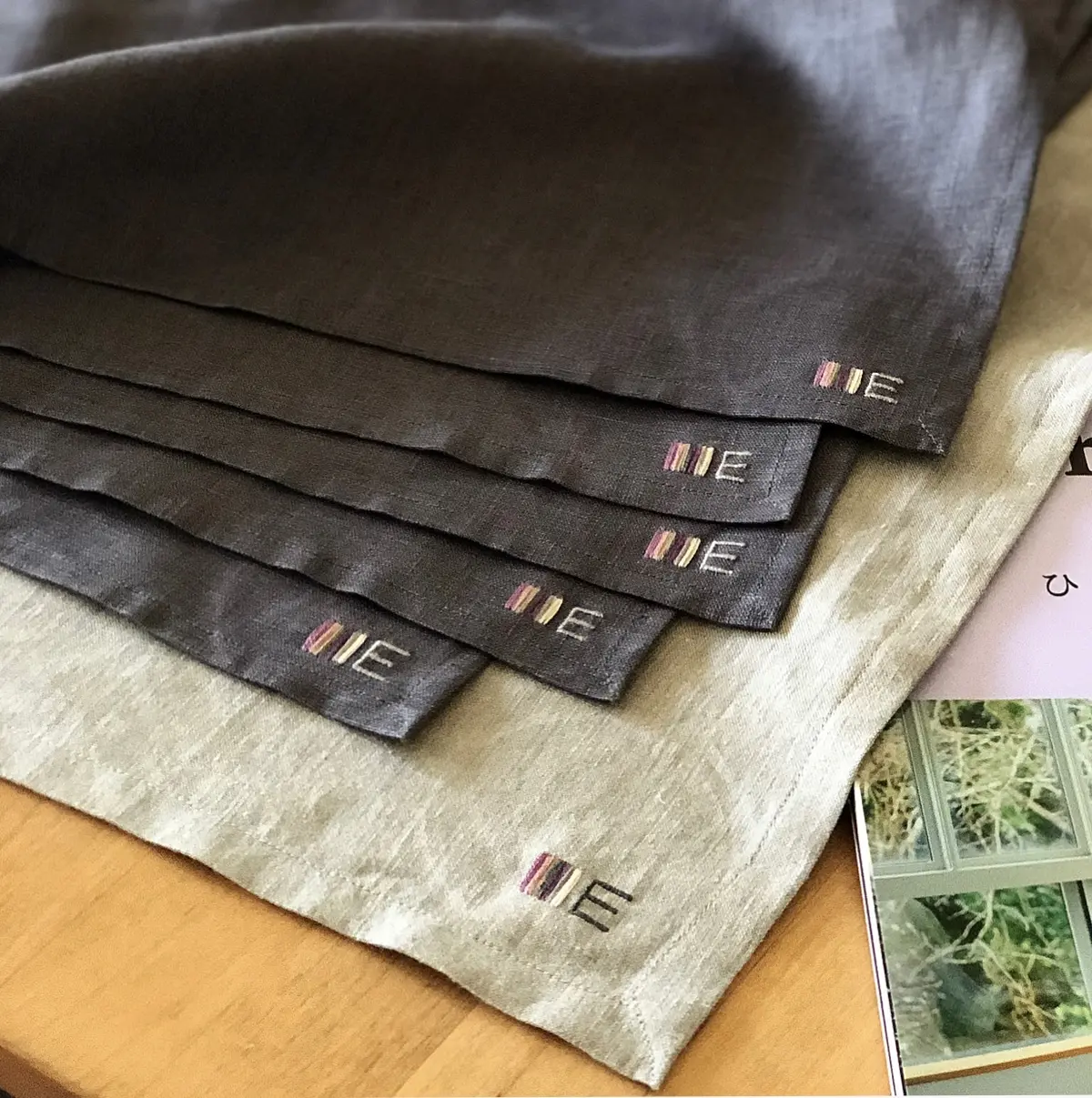 イニシャル刺繍を添えて 〜秋の手仕事①の画像_1