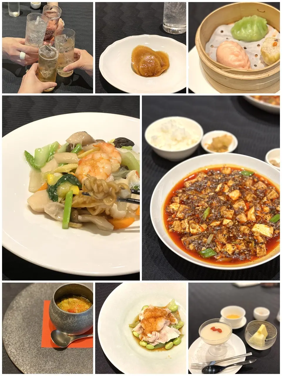 スーツァンレストラン陳 渋谷 お料理の数々