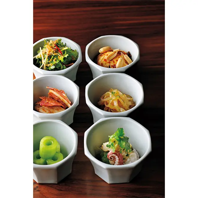 初めの一品に して心をわしづかみにされる前菜。