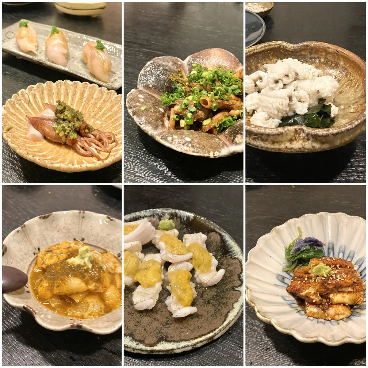 浅草・川井 あなご料理の数々①