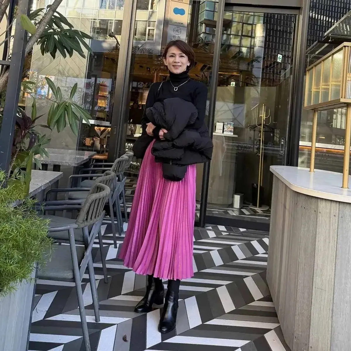 ZARA ブーツ愛用 エクラ華組 内村舞子さん