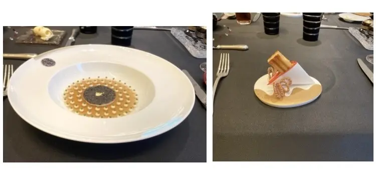 ロブションと言えば　の　キャビア アンペリアル ロブションスタイル 手長海老のサンド