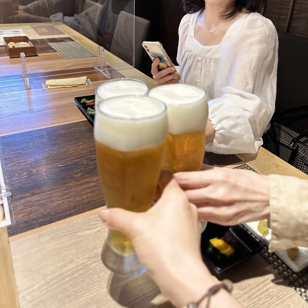 まずは乾杯