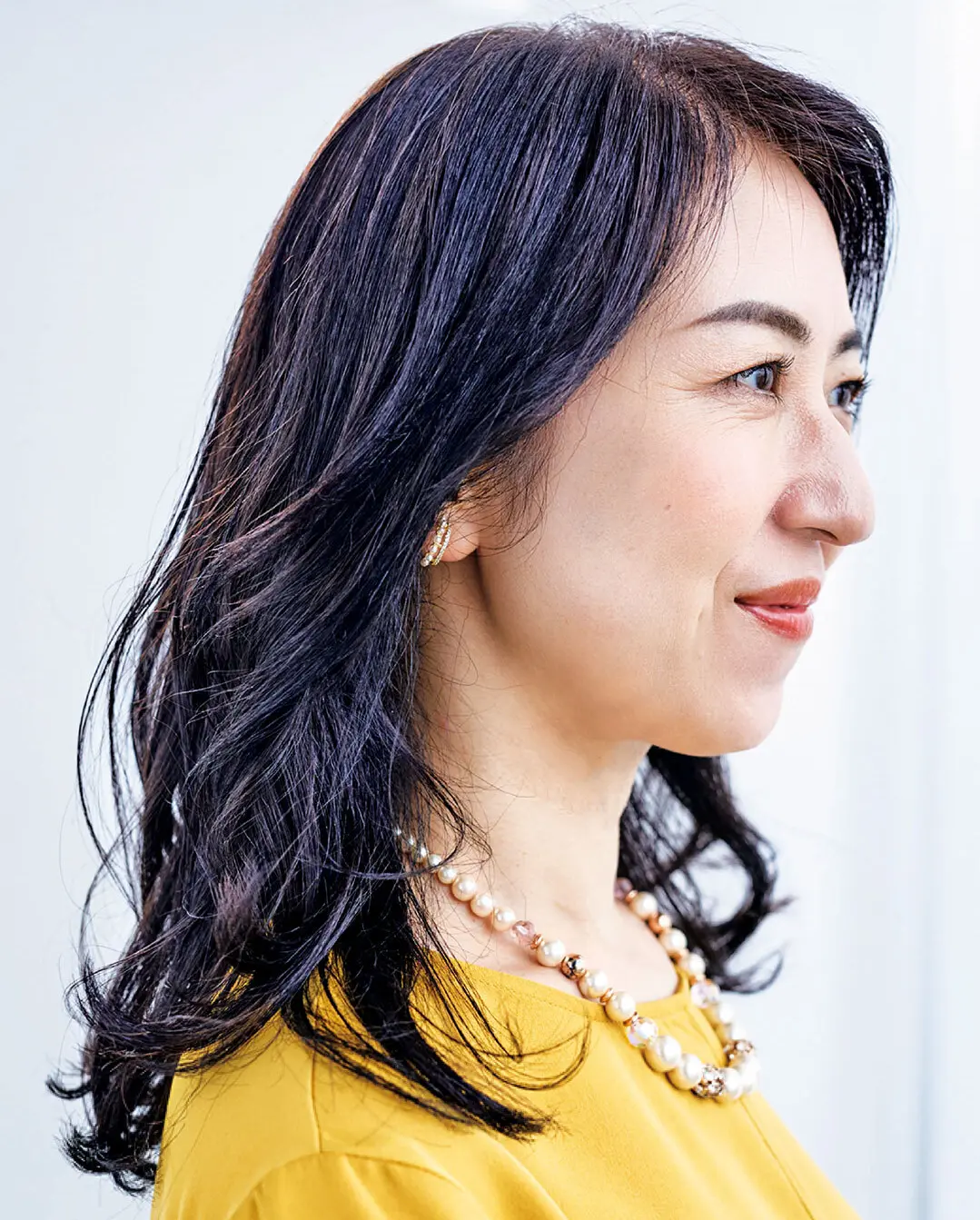 OurAge×Webエクラ　横から見たロングヘア　ヘアスタイル　40代50代