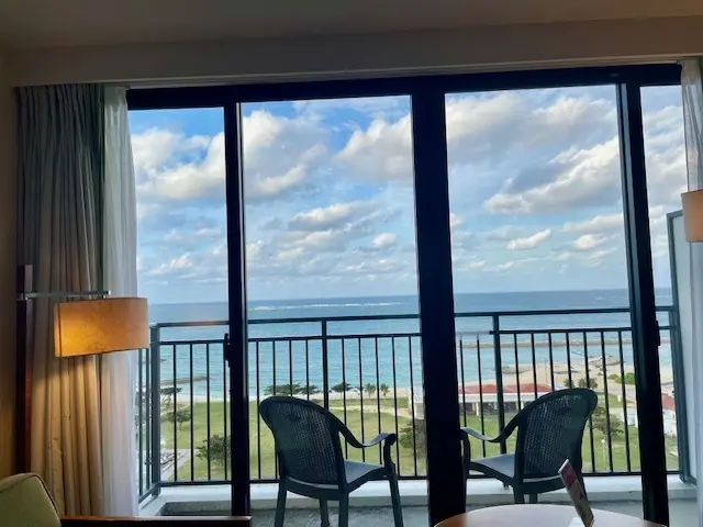 サザンビーチホテル沖縄　宿泊した部屋