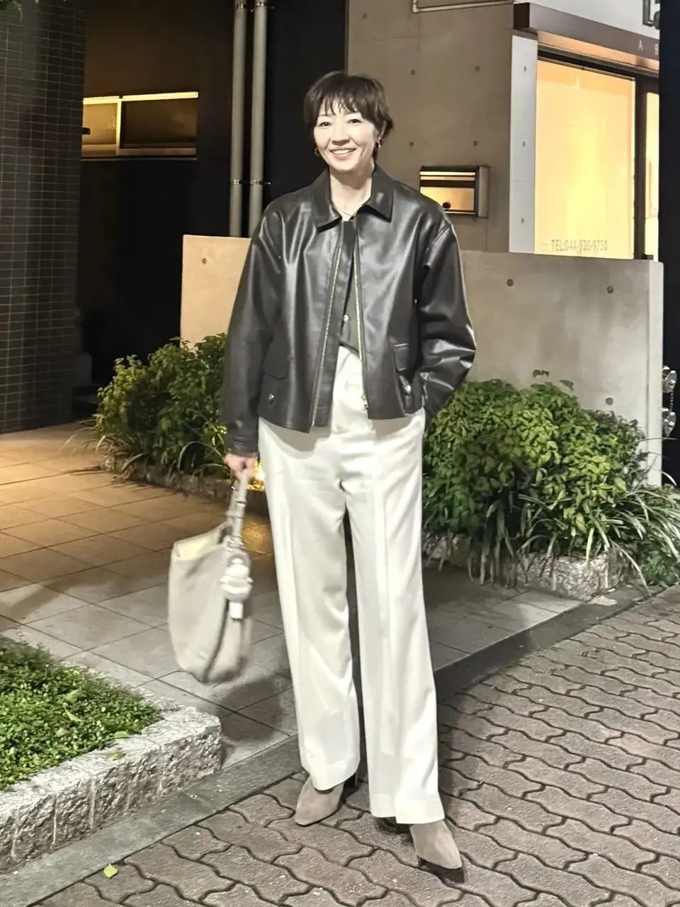 ユニクロ タックワイドパンツ愛用 エクラ華組 細谷奈弓さん