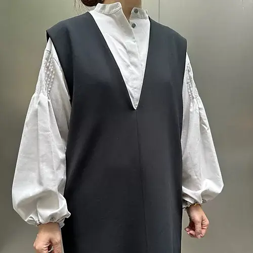 【50代 ワンピース】秋ワンピースで大人の画像_60