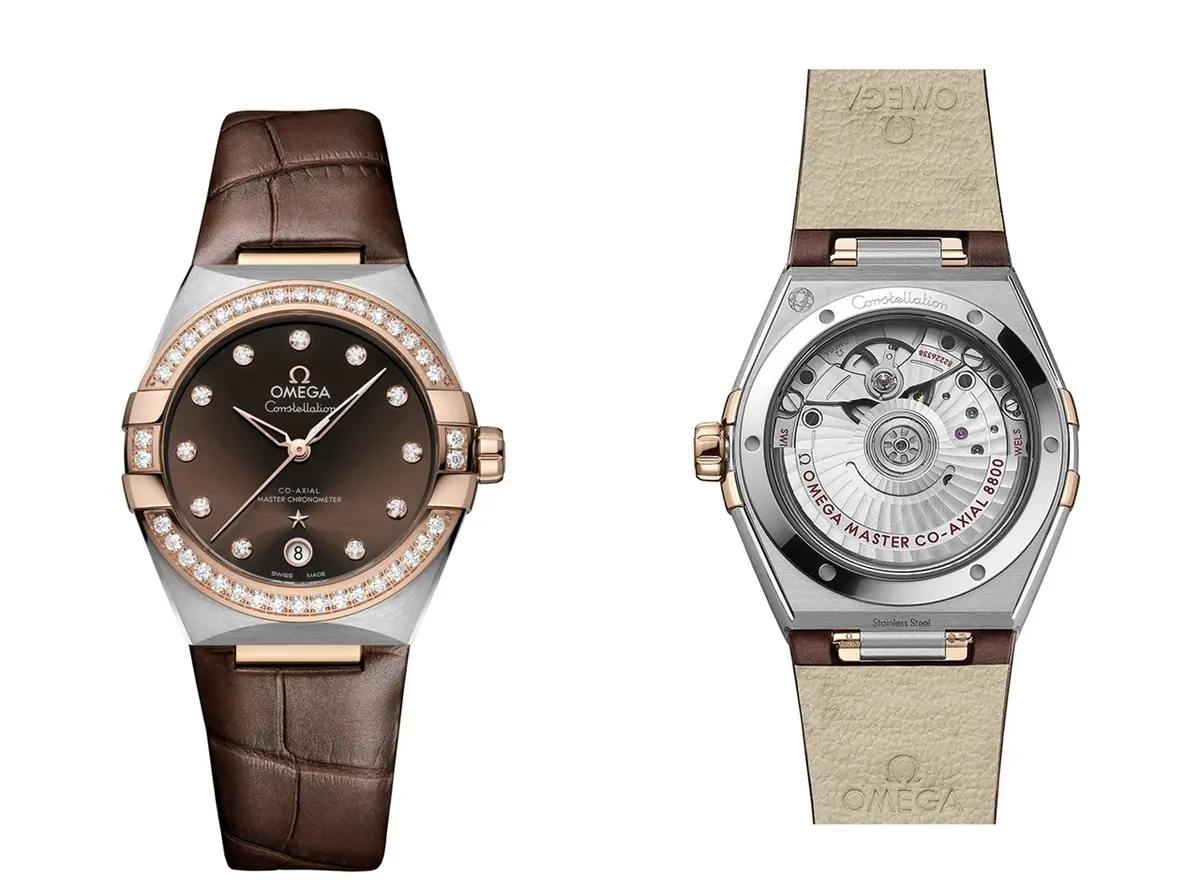 オメガ「コンステレーション」36mm新作ブラウン