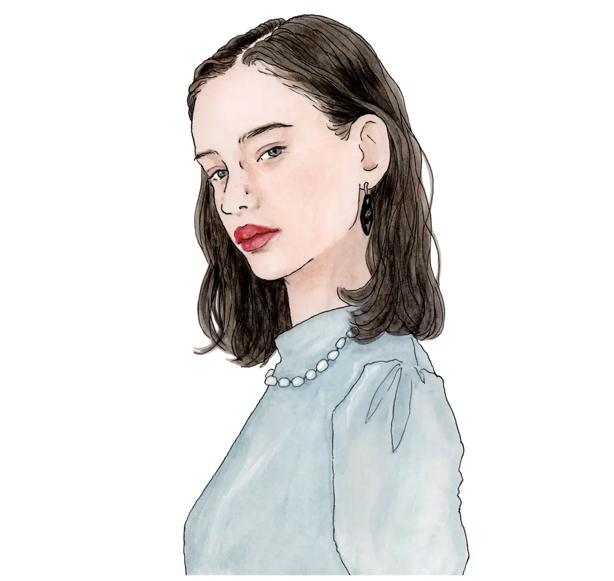 美容のプロが指南する気になる髪の分け目の原因　イメージイラスト　