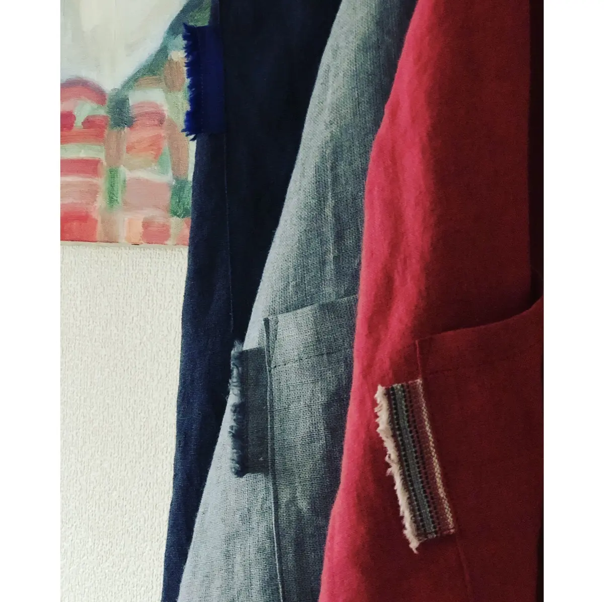 肩凝りさんへのエプロン 〜冬の手仕事②の画像_2