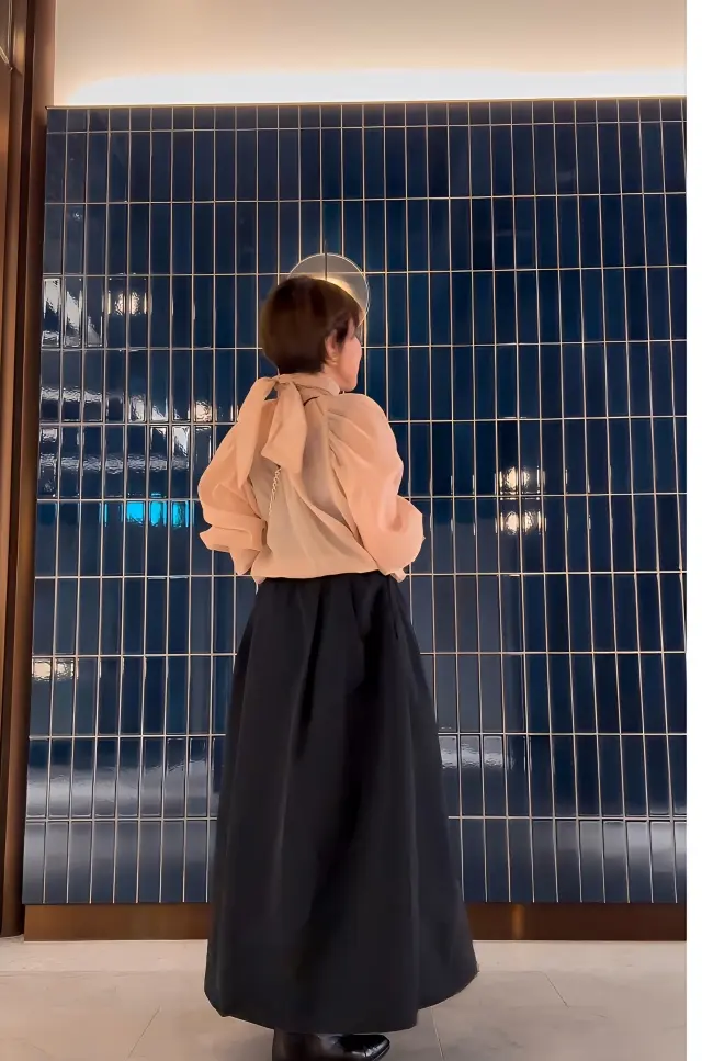 素敵な方とのランチ会はキレイめコーデ。の画像_6