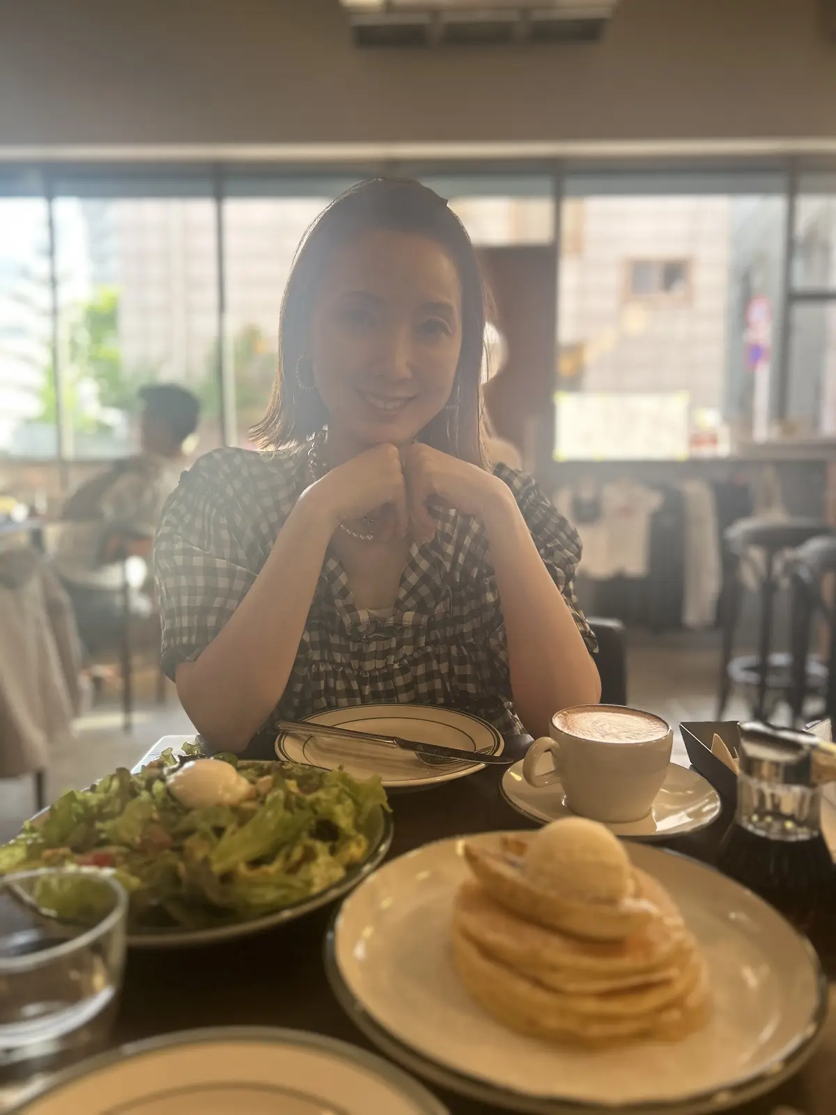 流行りのギンガムチェックをデニムで大人のの画像_9