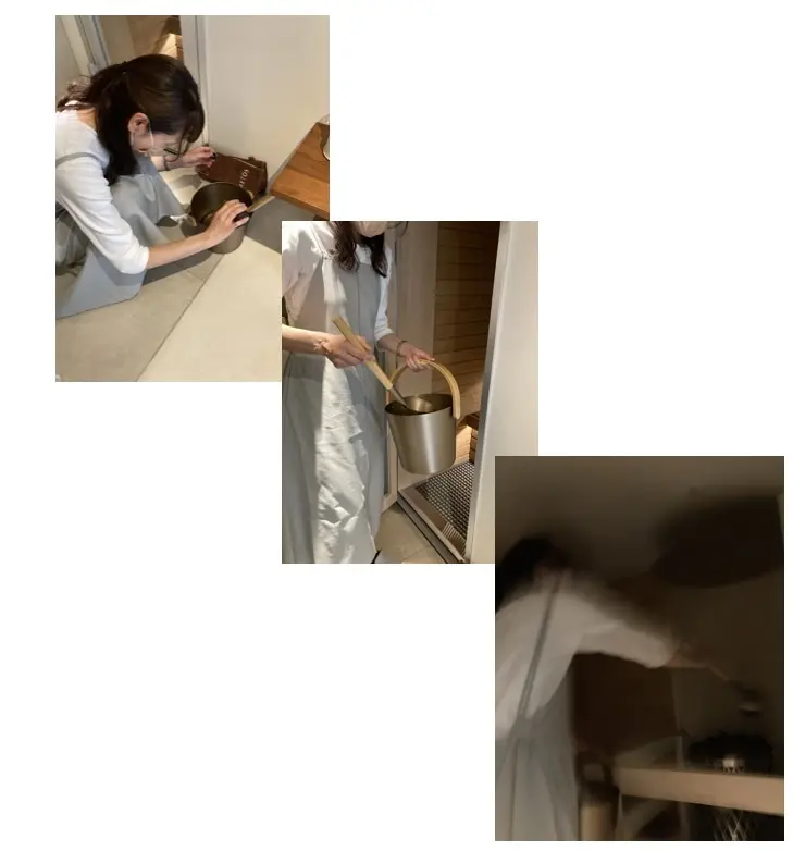 ロウリュ　アロマロウリュ