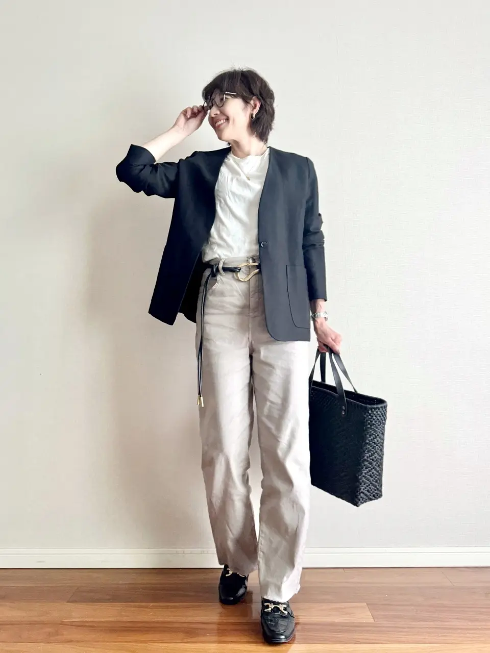 RED CARD TOKYO × éclat リネン混デニム 15