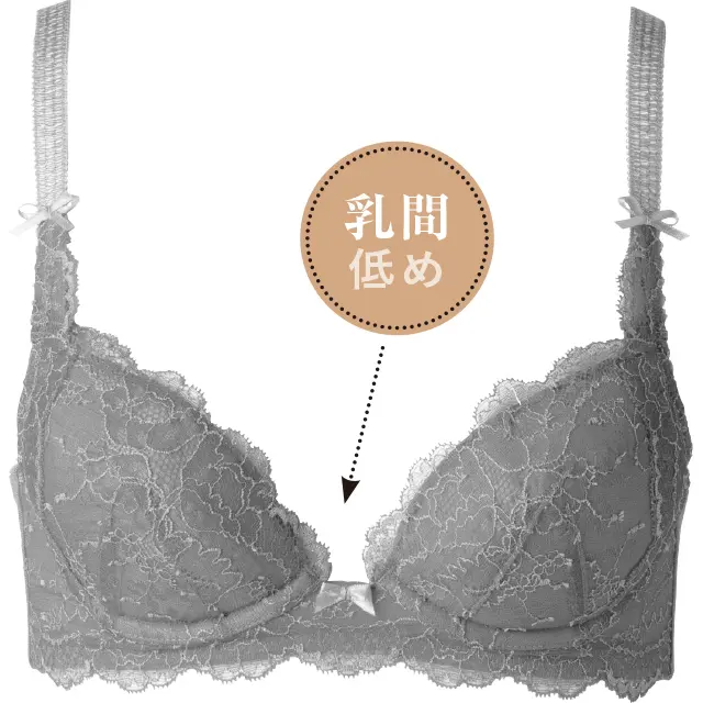 胸の間にワイヤーが当たらない