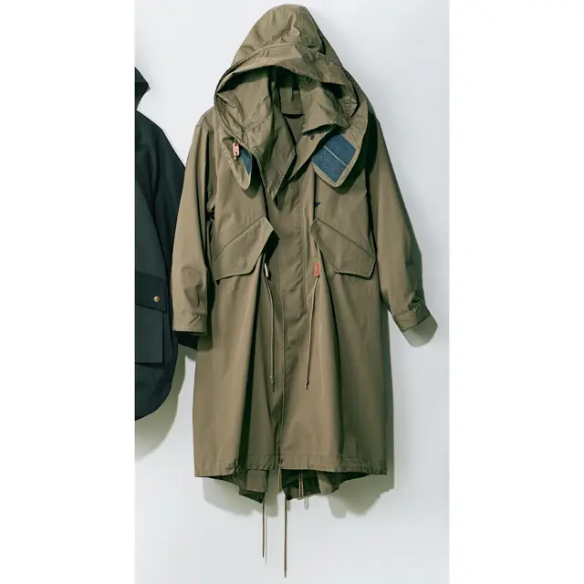 小粋なカーキコート