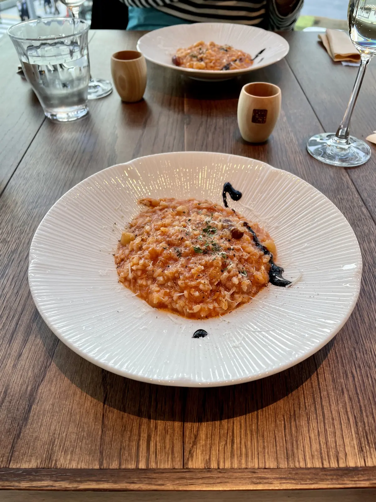 薩摩地鶏、トマトソース、リゾット、ASTERISCO、アステリコ、YANMAR TOKYO、ヤンマートウキョウ、ランチ、