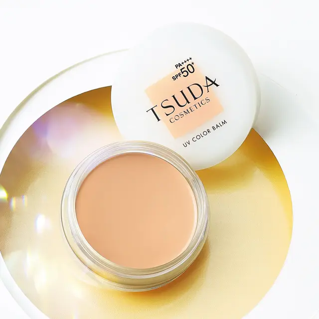 津田コスメティクス UVカラーバーム ナチュラルピンク