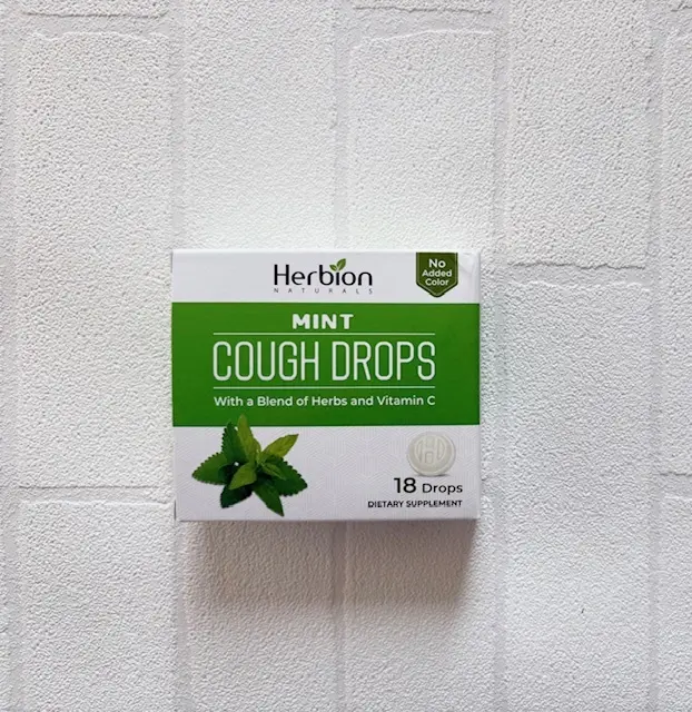【Herbion Naturals】のど飴（ミント）