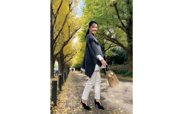 大人なカジュアルスタイルの水口宜子さん