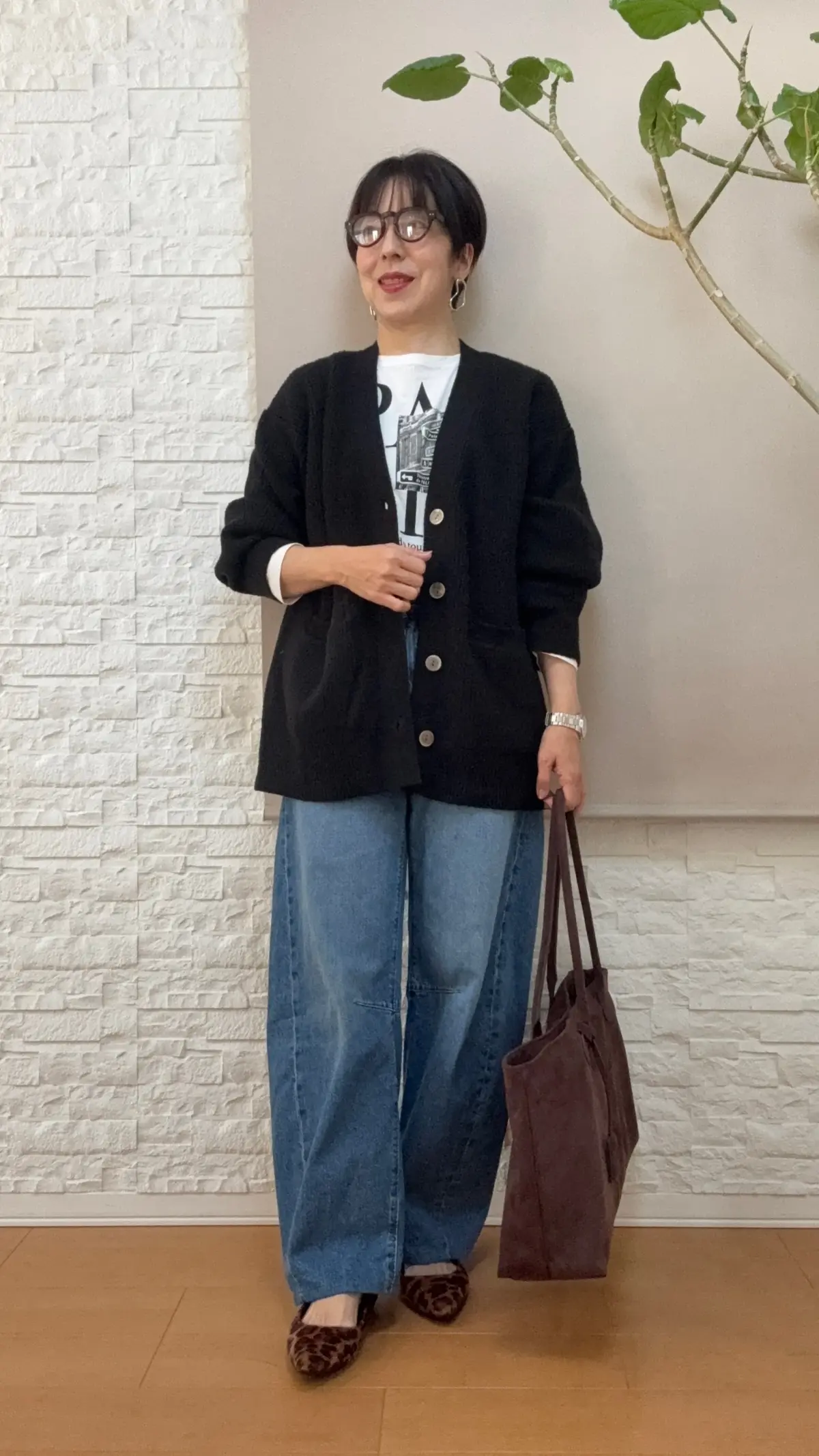 ジーユーコーデ　アラフィフコーデ　プチプラコーディネート