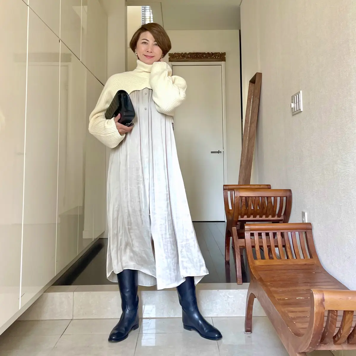 冬のホワイトコーデ 2022の画像_4