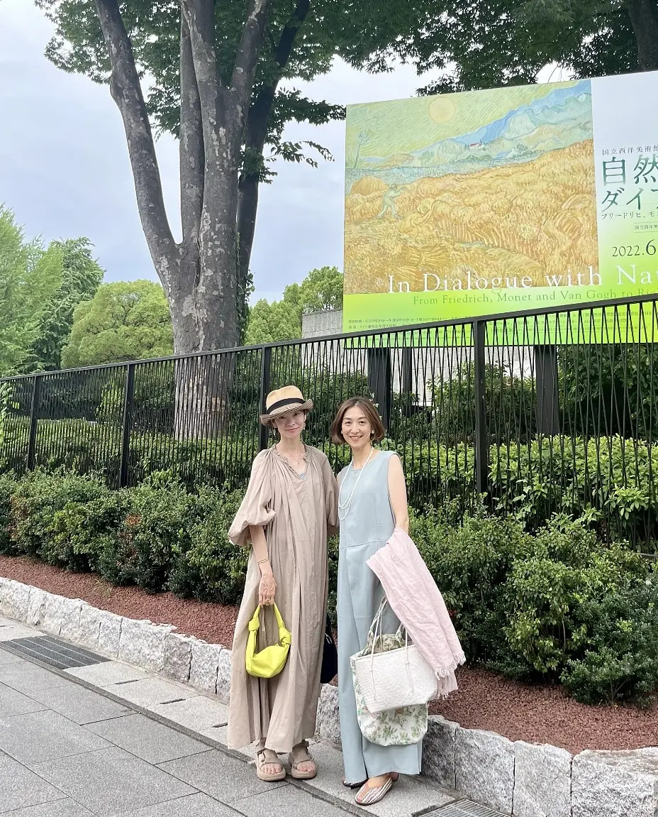 グリーンの初オールインワンで美術館♩の画像_1