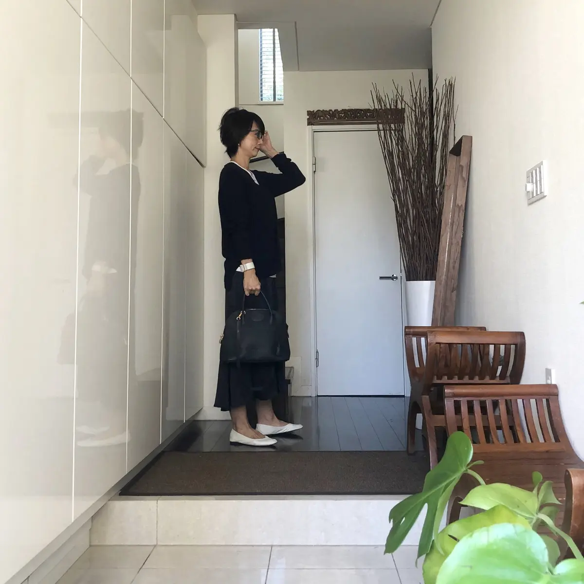 オールネイビーのワントーンコーデの画像_4