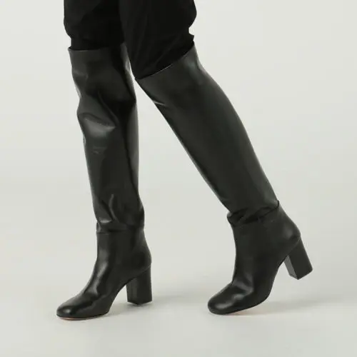 CHEMBUR ROUND LONG BOOTS