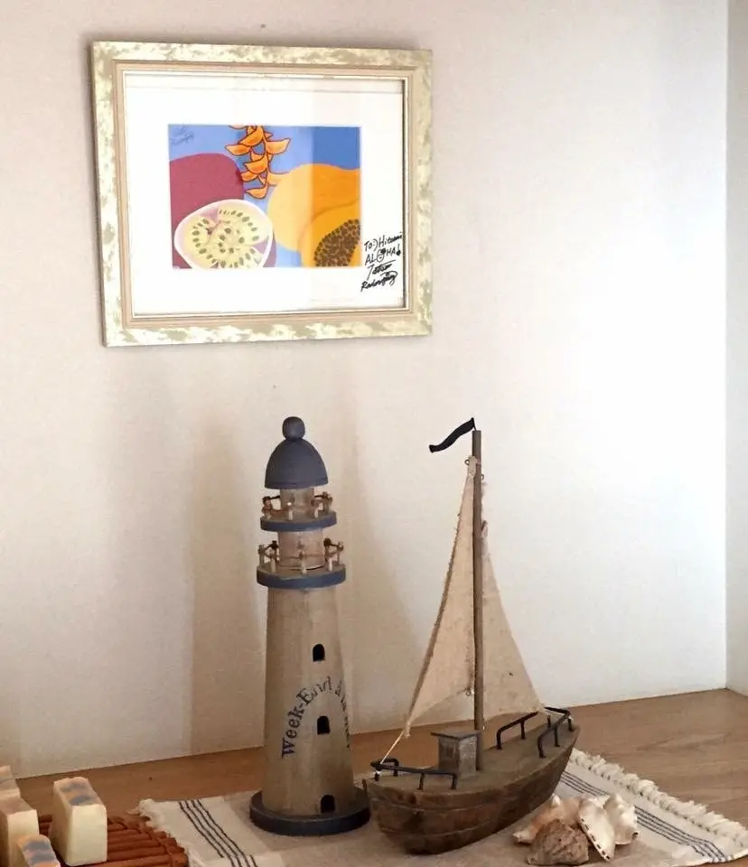 ファブリックやオブジェなどを