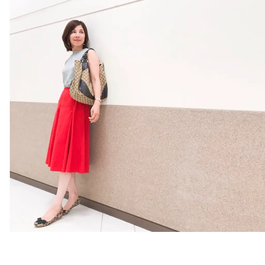 真夏の赤コーデの画像_2