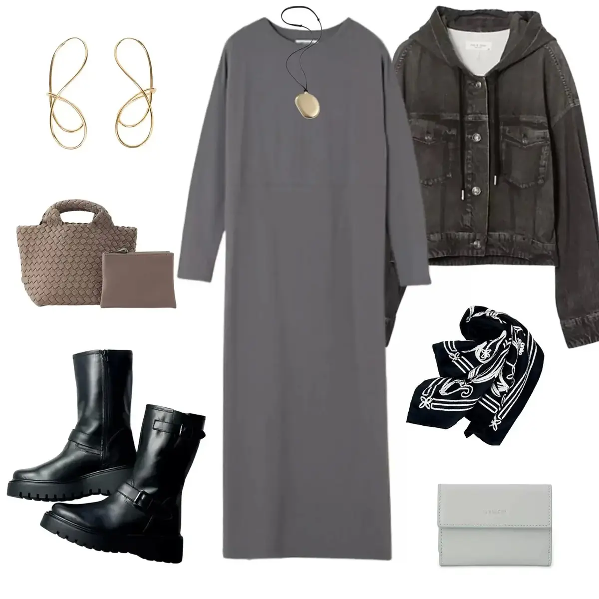 【50代 週末コーデ】長距離移動も快適！大人の洒落見えワンピースコーデ＃Jマダムのおしゃれ