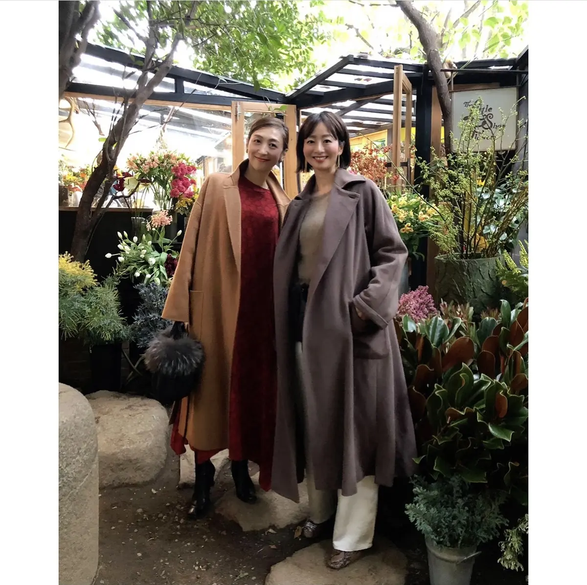 たまには赤ワンピで❤︎原宿古民家レストラの画像_4