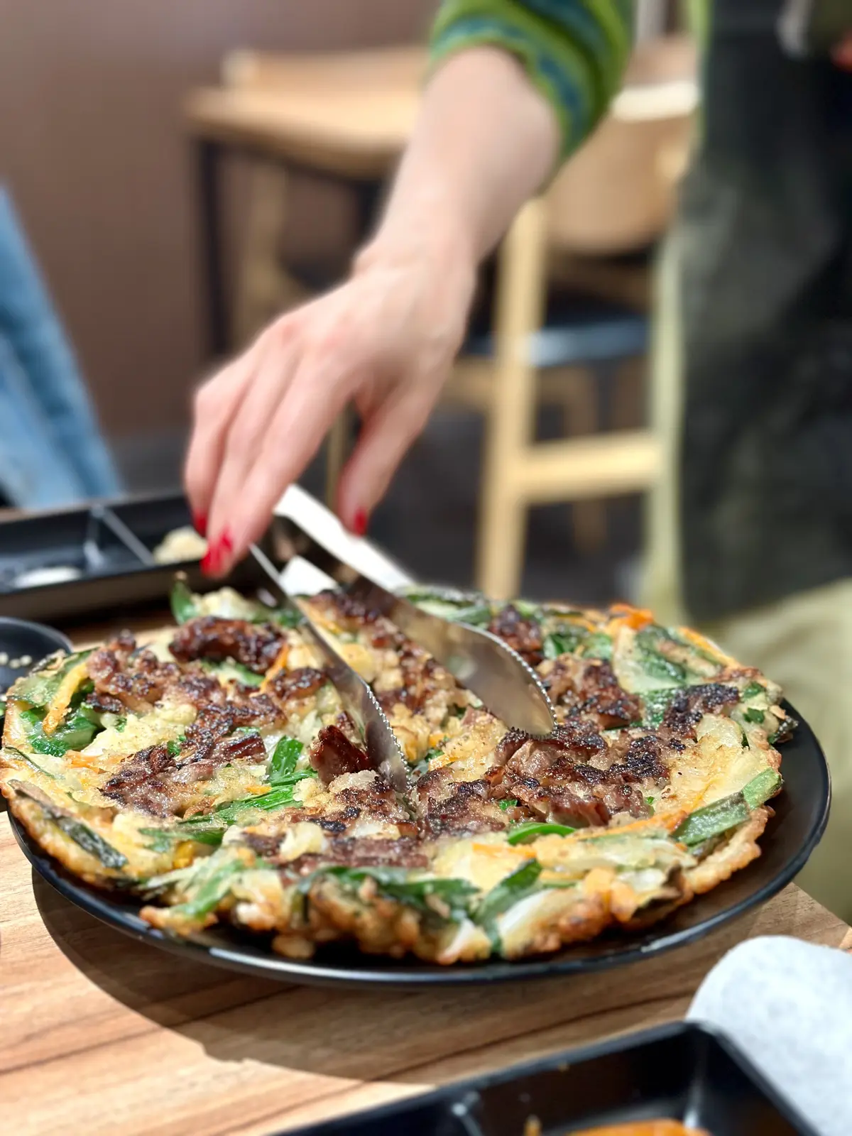 韓国料理「 KOREAN SOUL FOOD Bann」チヂミ