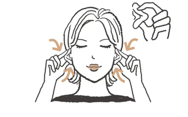 くるくる耳マッサージ5