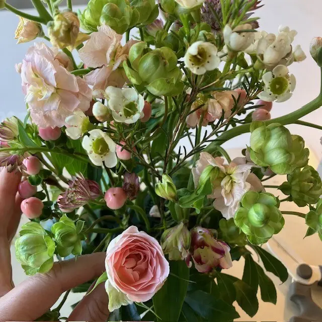 ニコライ・バーグマンのフラワースクール　レッスン風景