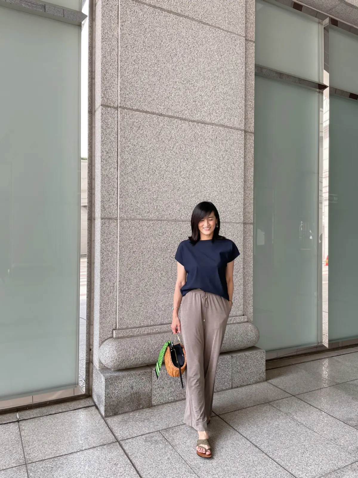 初夏のお出かけ楽ちんコーデの画像_1