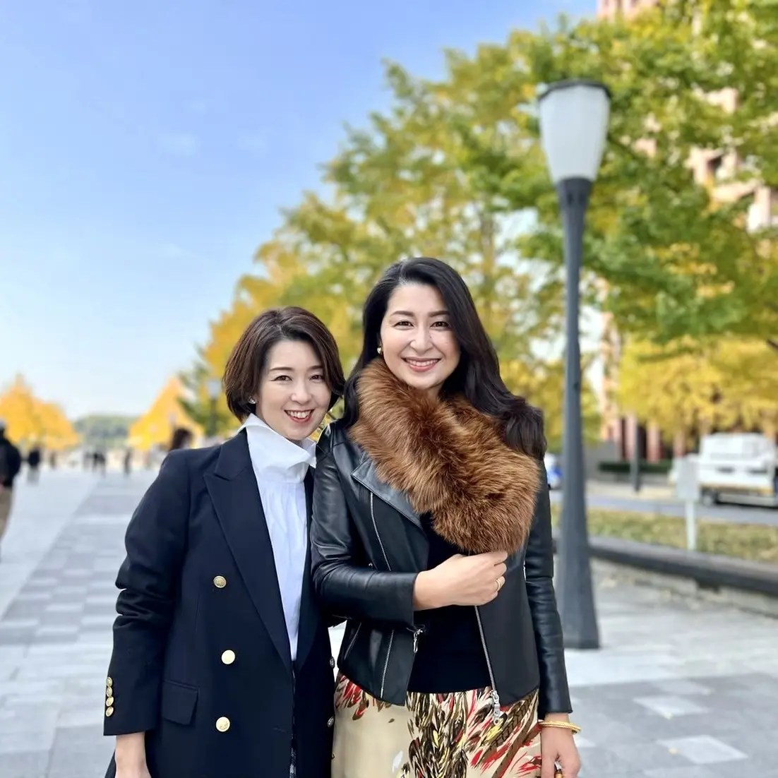 華組同期の根本有加里さんとの記念写真