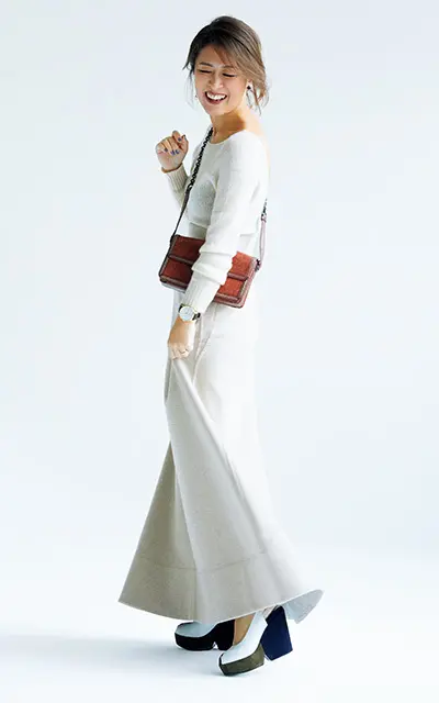 丈の長いスカートやワイドパンツの攻略法がの画像_1