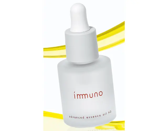 immuno アドバンスド エッセンスオイル AG 30ml ￥6,500／プレミアアンチエイジング