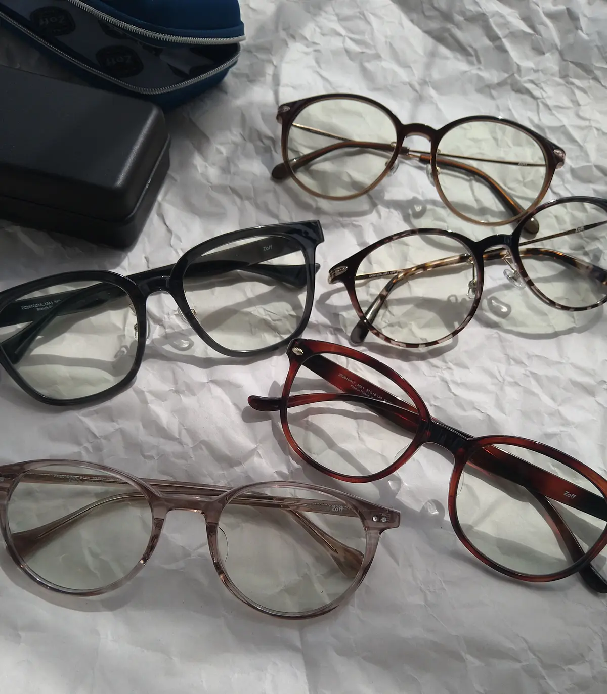 クリアレンズサングラス×5