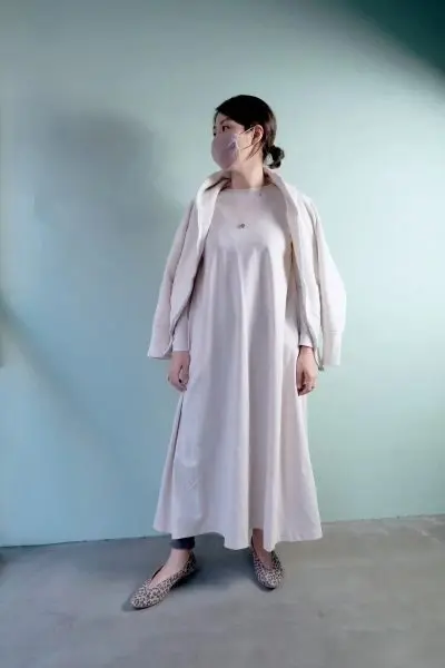 enchanted 【HAPPY PLUS STORE別注】本革ソフトレザーVカットバブーシュ ￥12,980（税込）