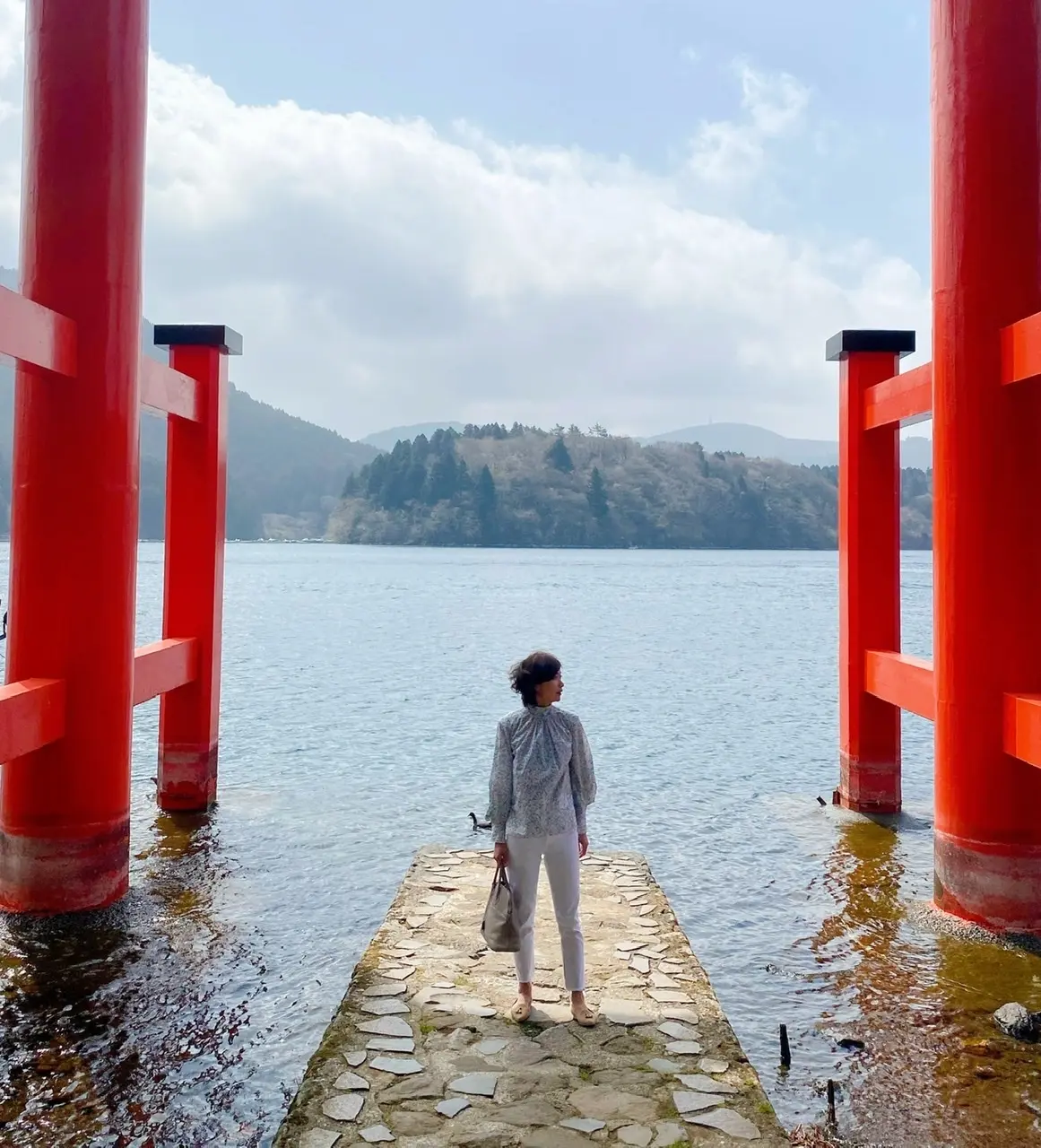 「白デニム」で箱根へお出かけの画像_4